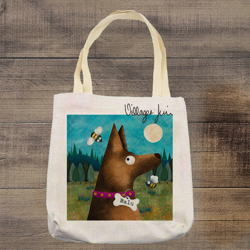 German Shepherd - Personalised Pooch Tote Bag